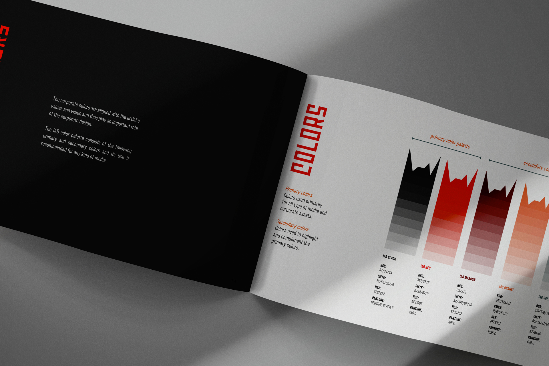 I AM BYRUS brand style guide created by Yvonne Hartmann