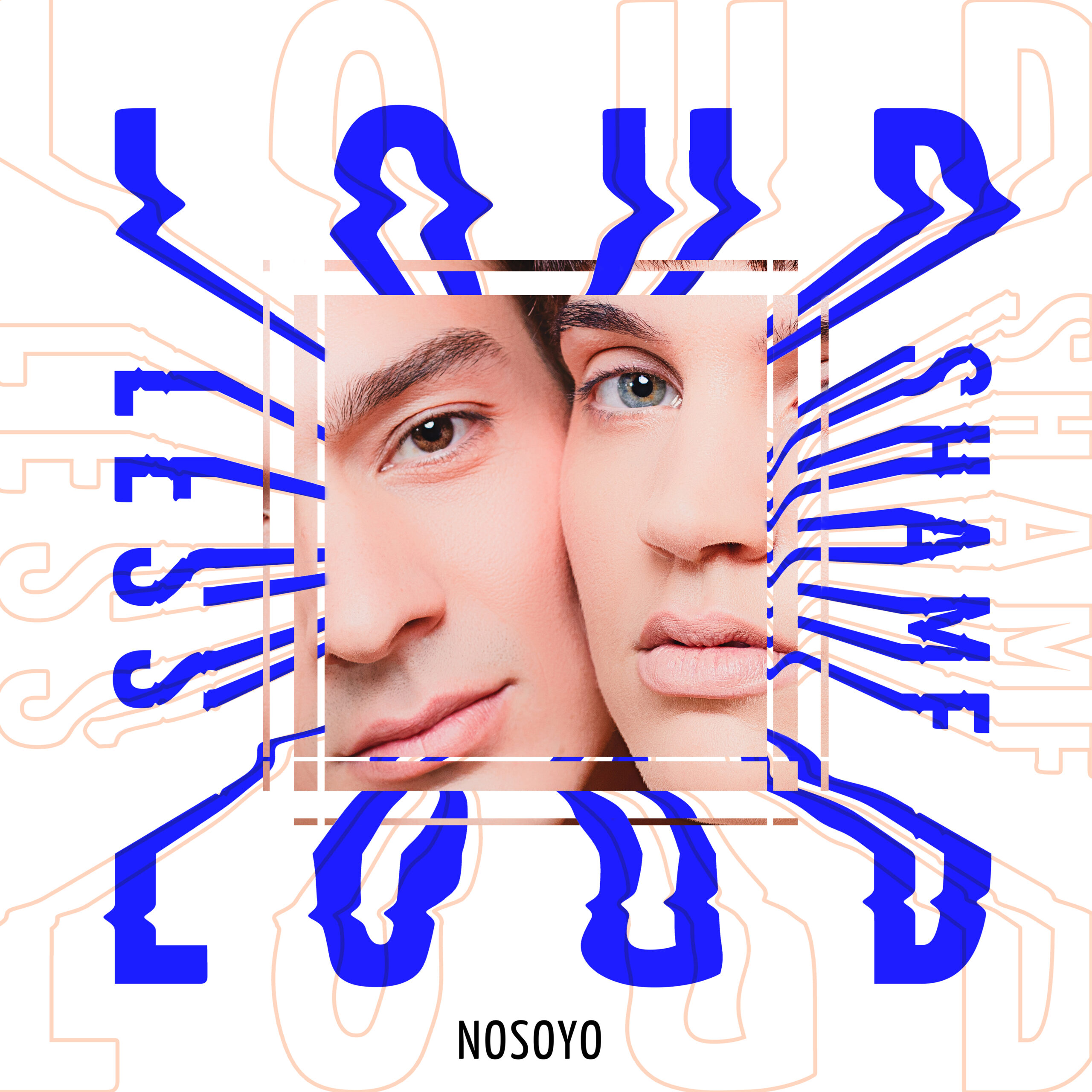 Cover artwork for NOSOYO's album "Loud and Shameless" designed by Yvonne Hartmann