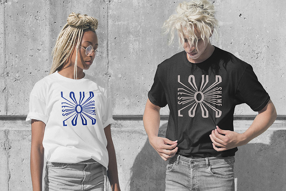 Merch design for indie-pop duo NOSOYO by Yvonne Hartmann
