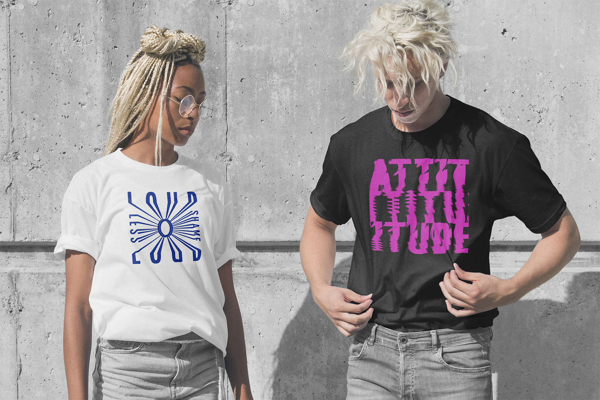 Band merch design for indie-pop duo NOSOYO by Yvonne Hartmann
